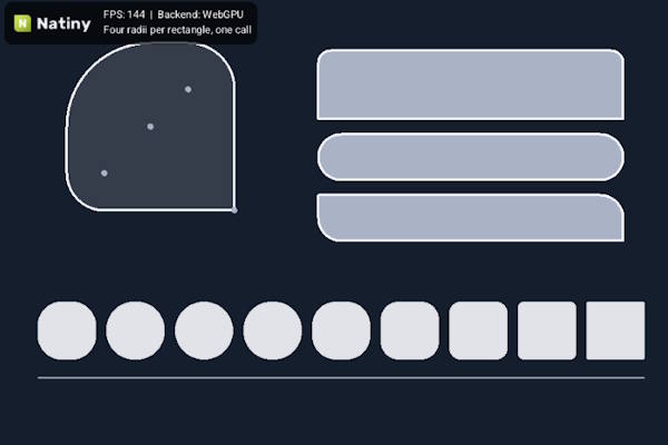 Rounded corners